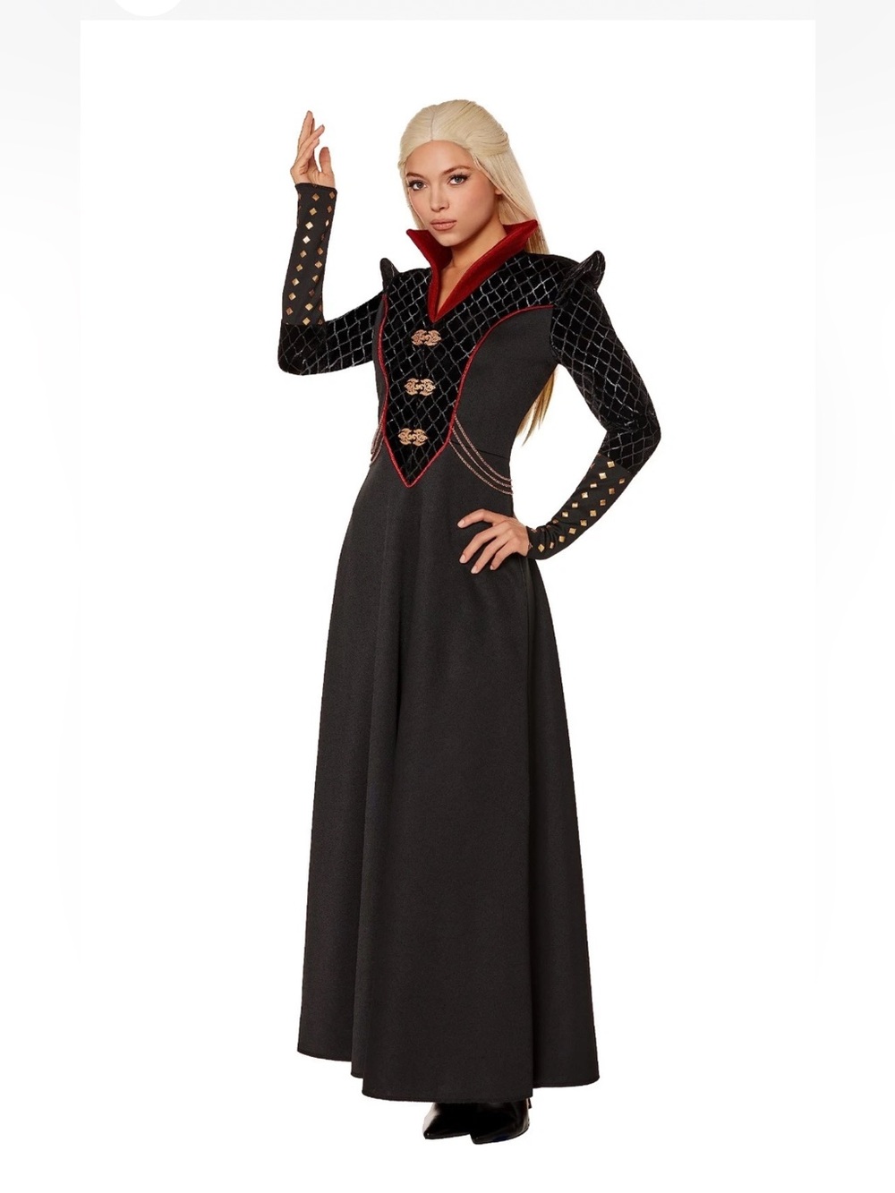 Adult Small. Enchanting Rheenyra Targaryen long dress costume/theatre. HBO STORE